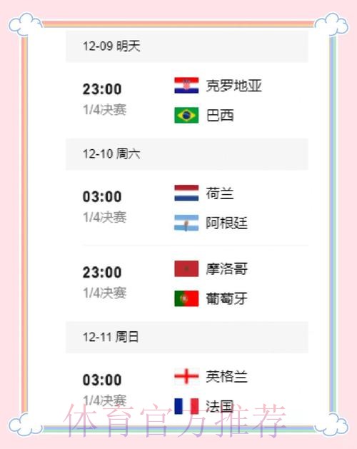 本届世界杯克罗地亚内马尔赛程分析全解析 本届世界杯克罗地亚内马尔赛程分析全解析